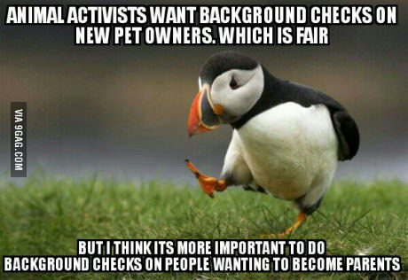 20160119 - Background check on people wanting to become parents